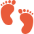 feet